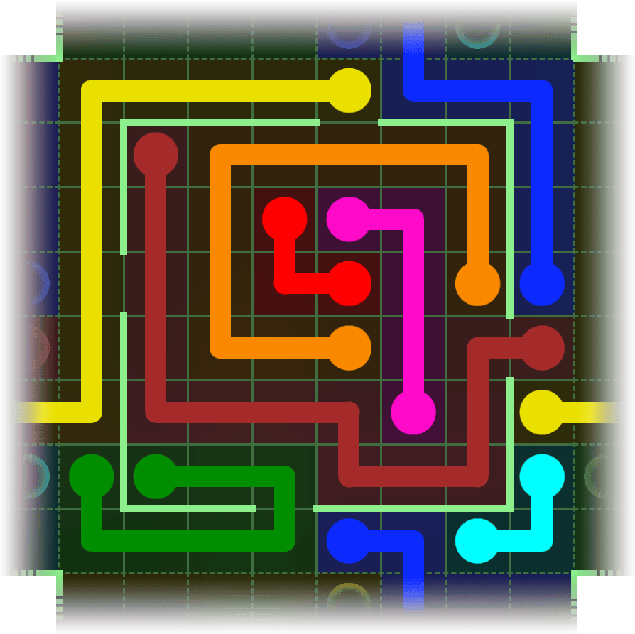 Flow Free Warps 2453 Solution