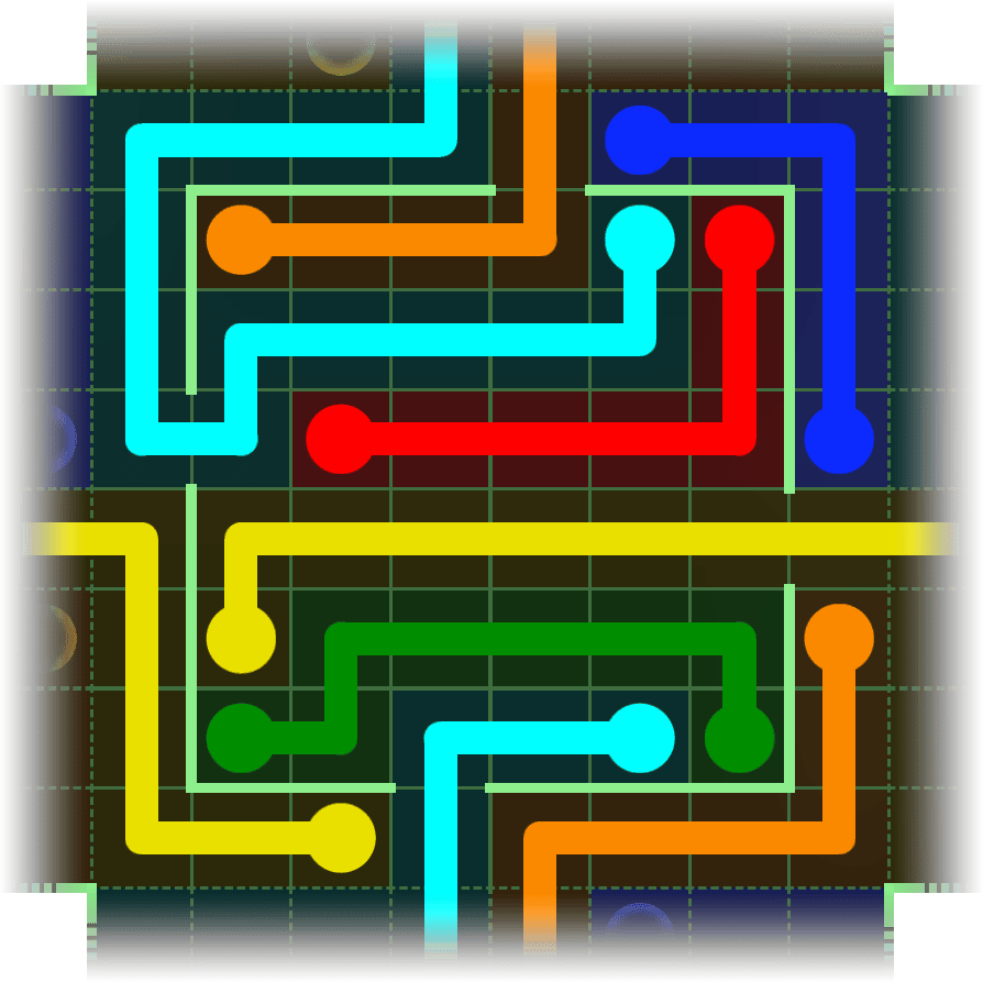 Flow Free Warps 2455 Solution