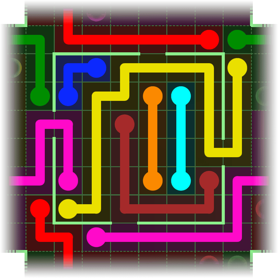 Flow Free Warps 2456 Solution