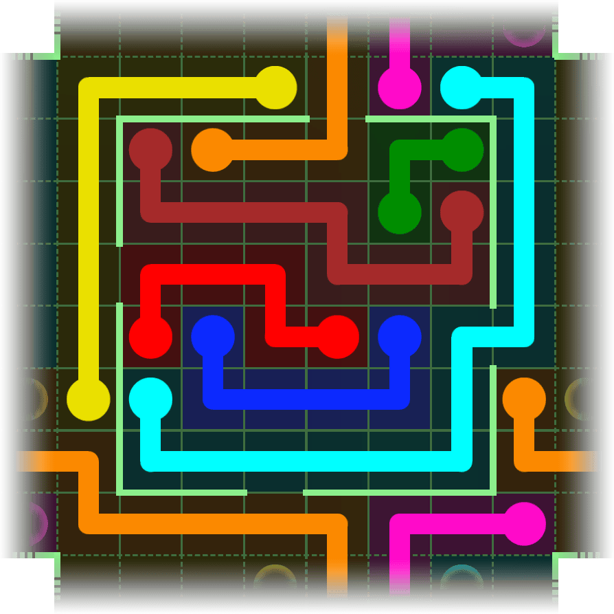 Flow Free Warps 2457 Solution