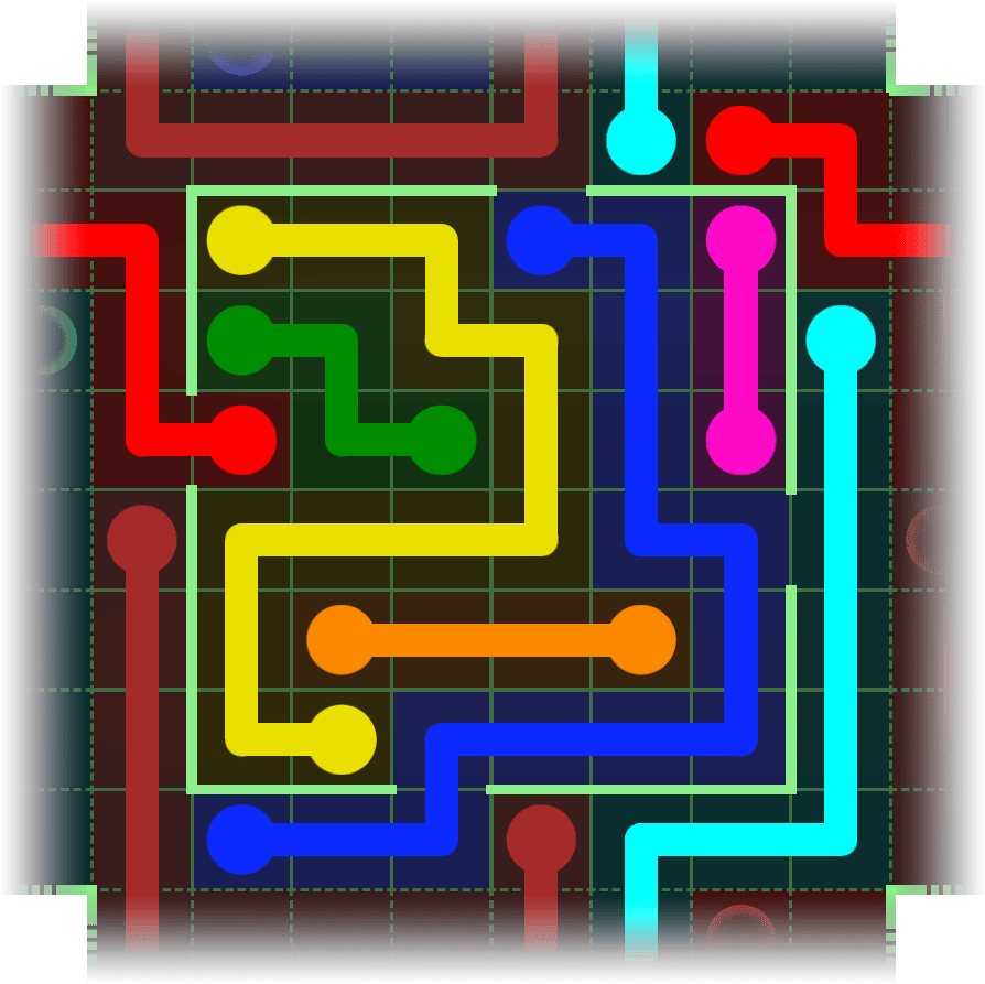 Flow Free Warps 2460 Solution