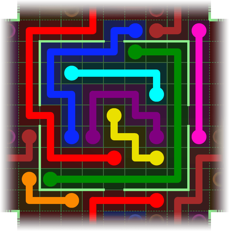 Flow Free Warps 2461 Solution