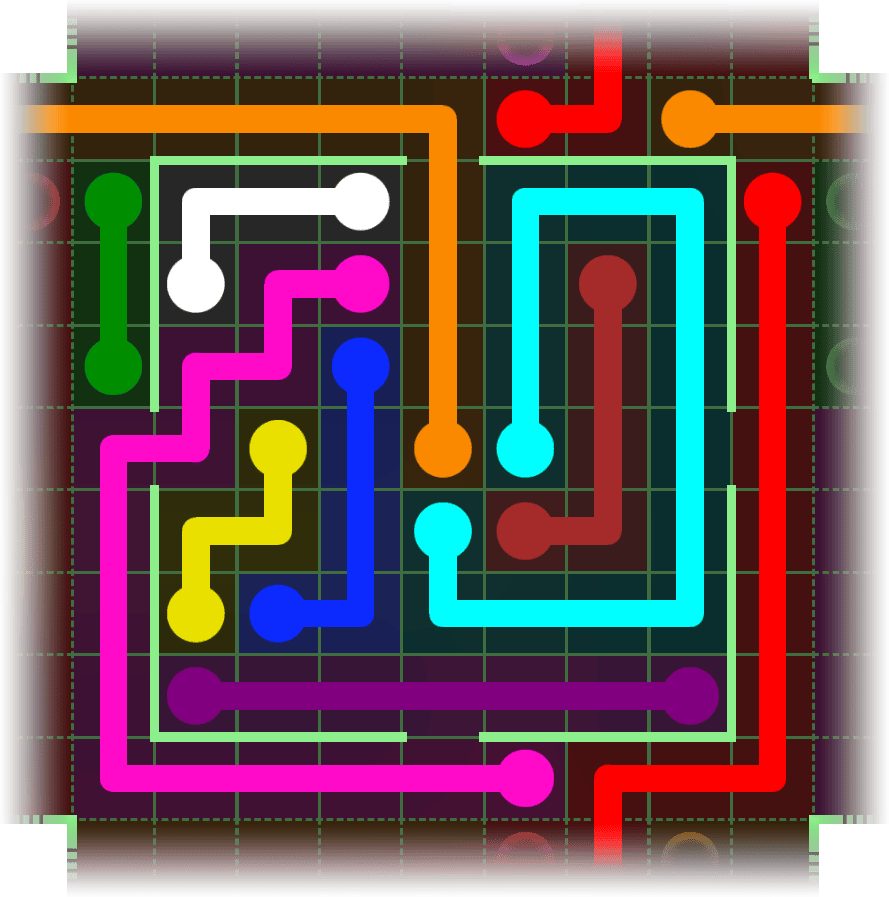 Flow Free Warps 2462 Solution