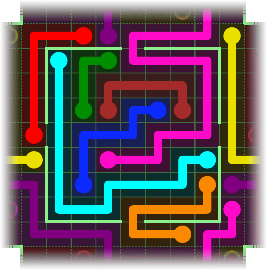 Flow Free Warps 2463 Solution