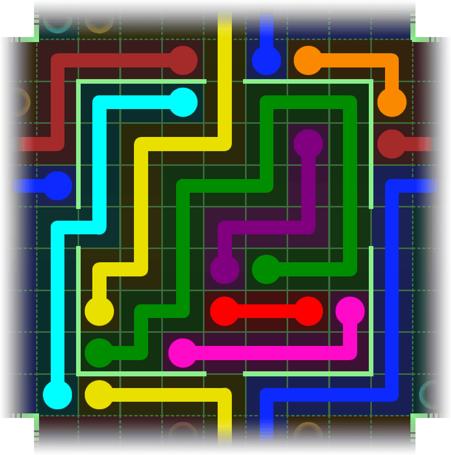 Flow Free Warps 2465 Solution