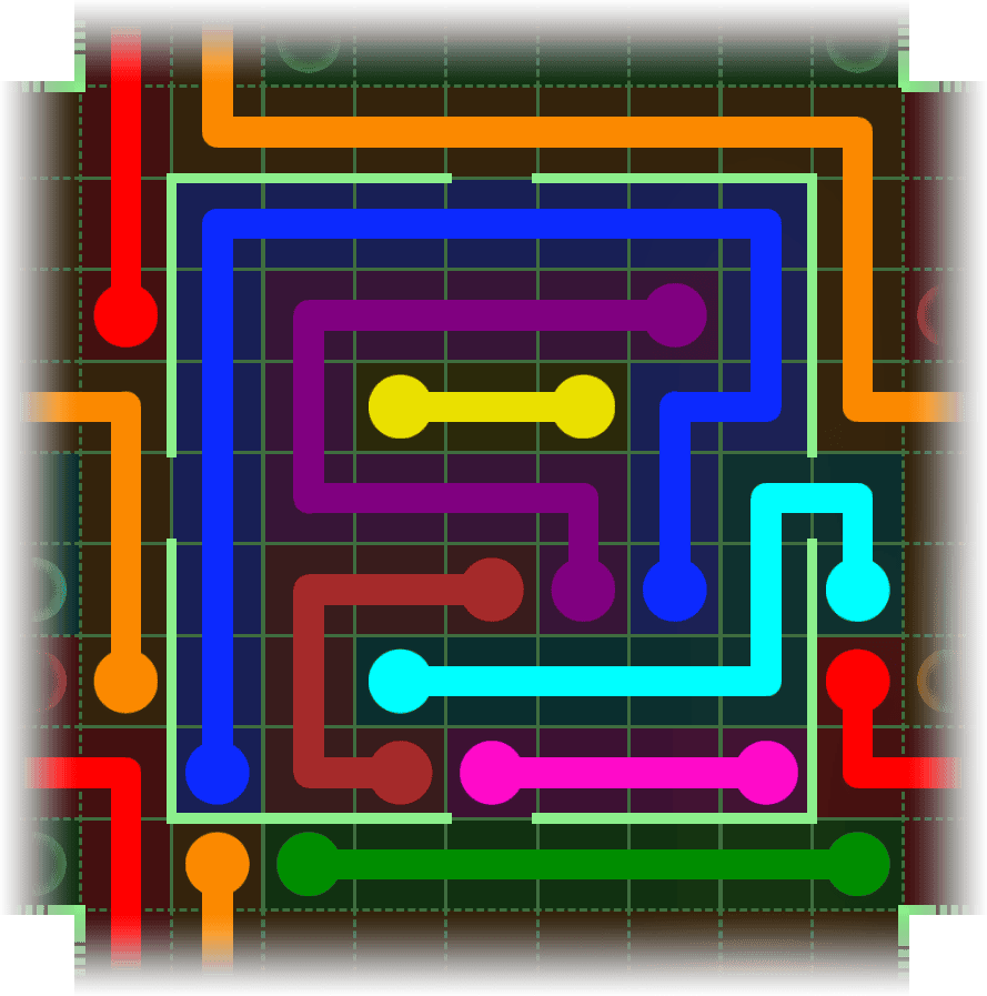 Flow Free Warps 2467 Solution