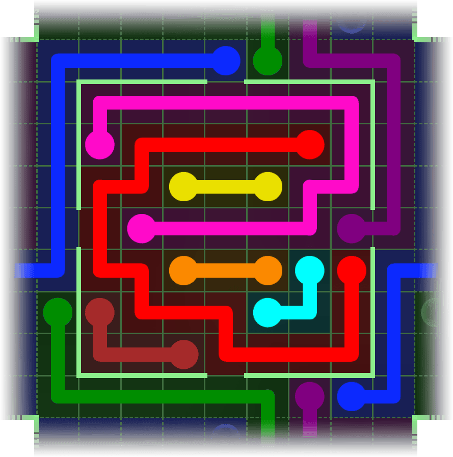 Flow Free Warps 2472 Solution