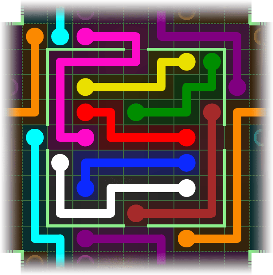 Flow Free Warps 2476 Solution