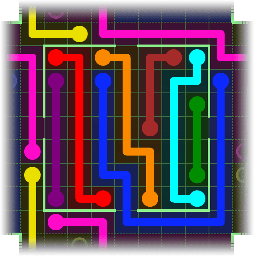 Flow Free Warps 2481 Solution