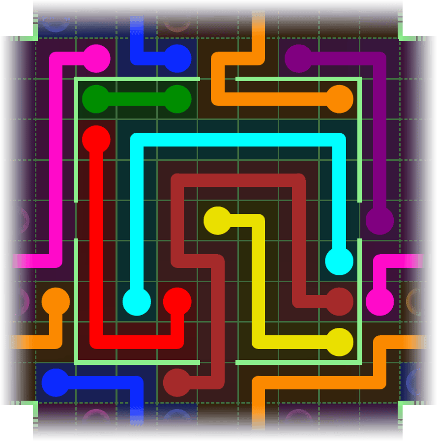 Flow Free Warps 2484 Solution