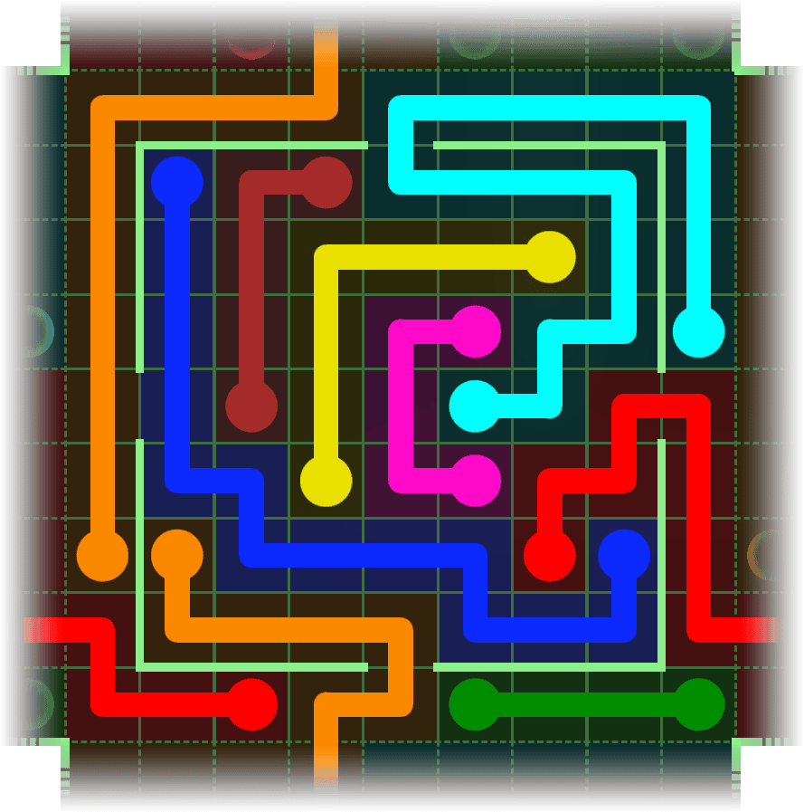 Flow Free Warps 2486 Solution