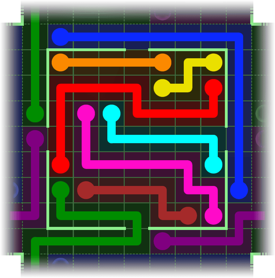 Flow Free Warps 2490 Solution