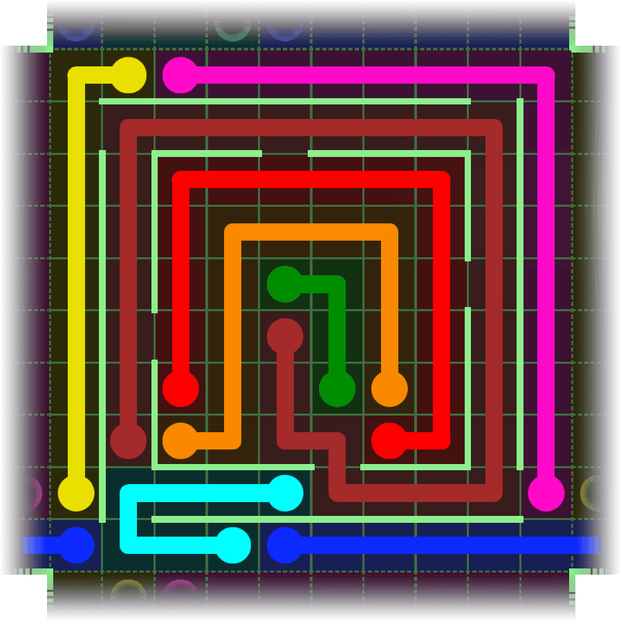 Flow Free Warps 2582 Solution