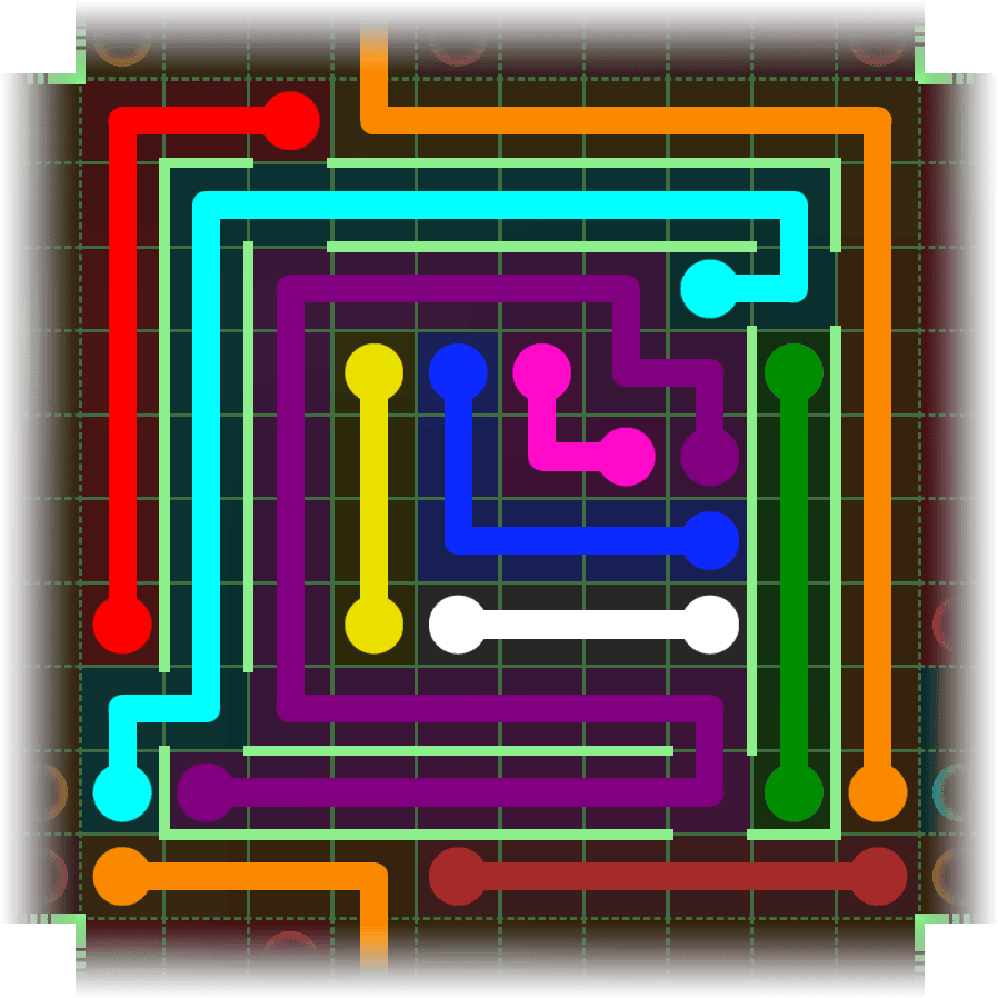 Flow Free Warps 2584 Solution