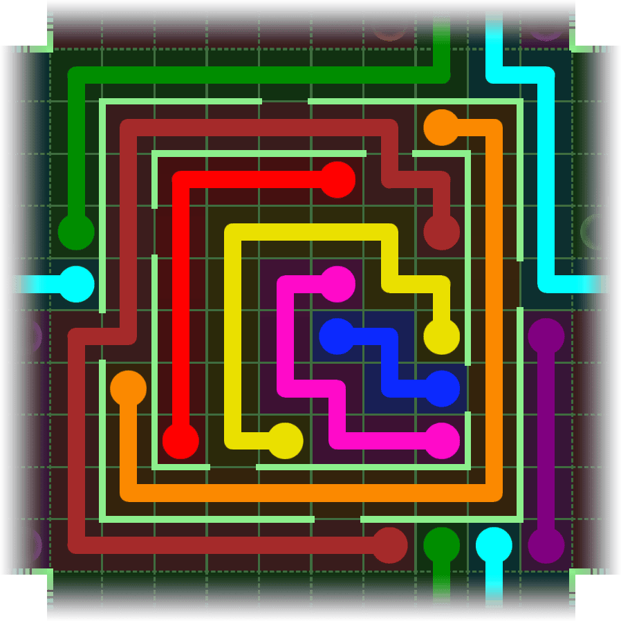 Flow Free Warps 2586 Solution