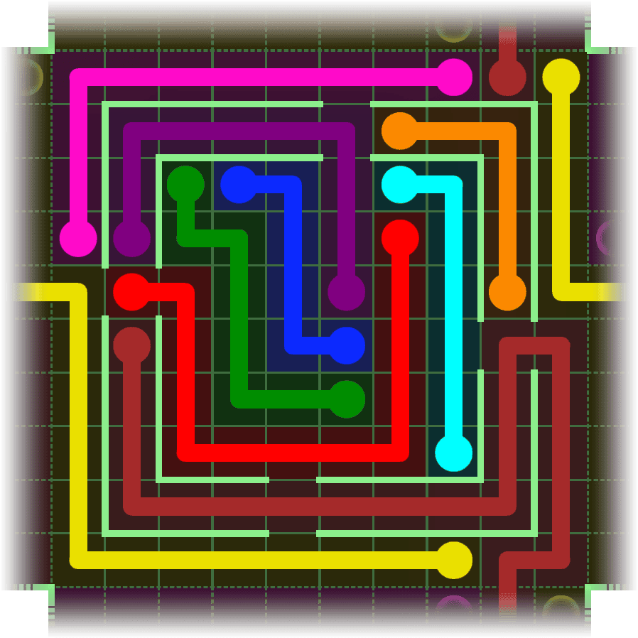 Flow Free Warps 2587 Solution