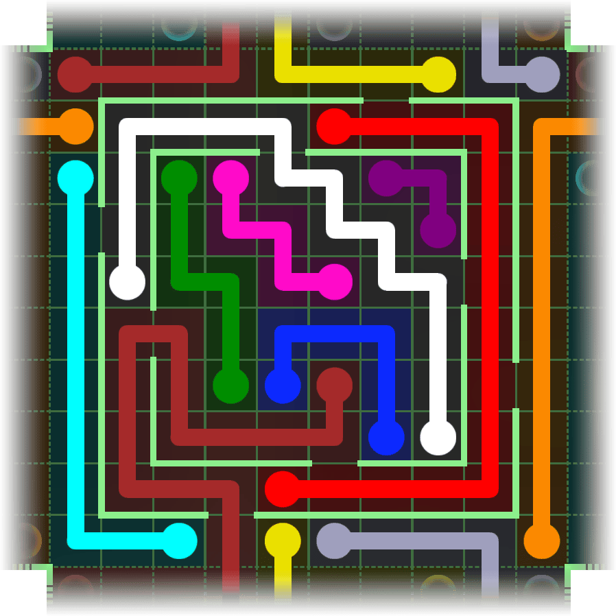 Flow Free Warps 2588 Solution