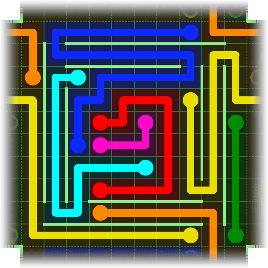 Flow Free Warps 2591 Solution