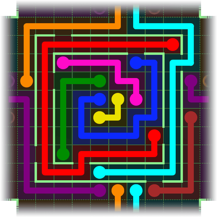 Flow Free Warps 2592 Solution