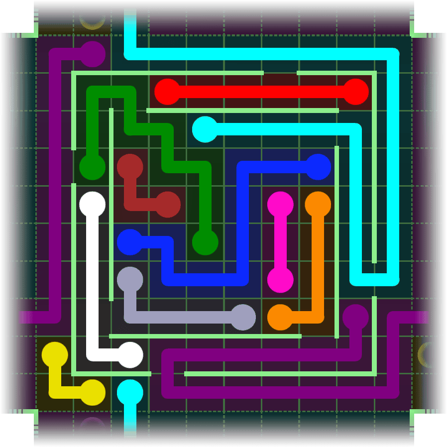 Flow Free Warps 2596 Solution