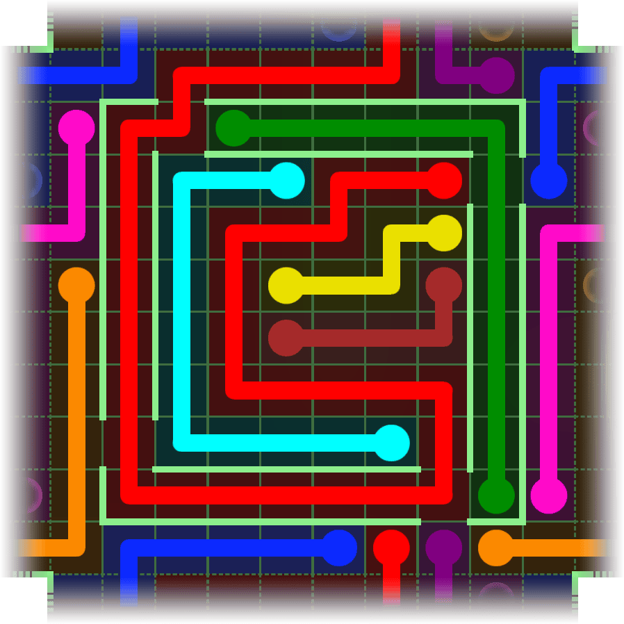 Flow Free Warps 2608 Solution