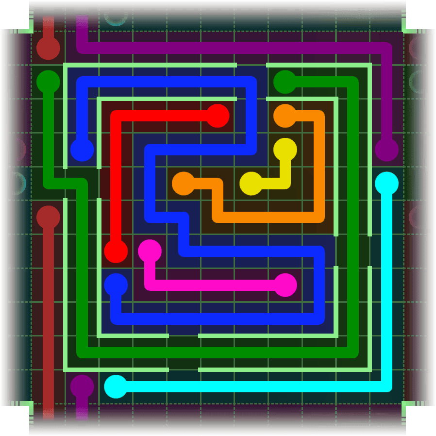 Flow Free Warps 2611 Solution