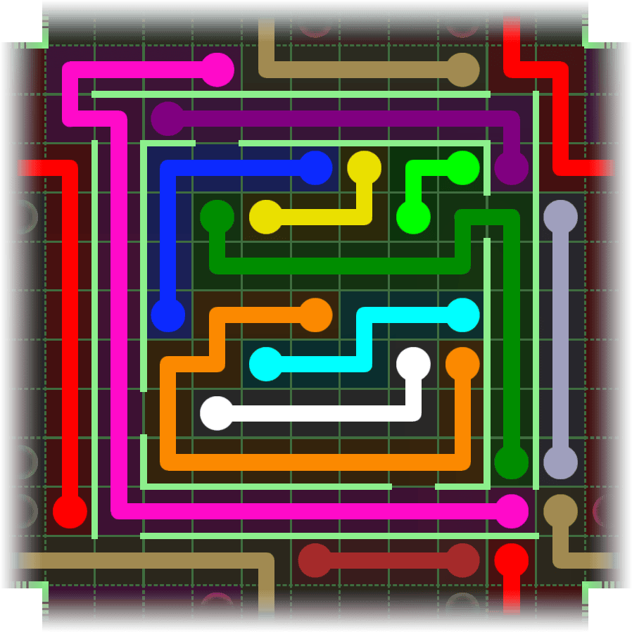 Flow Free Warps 2614 Solution