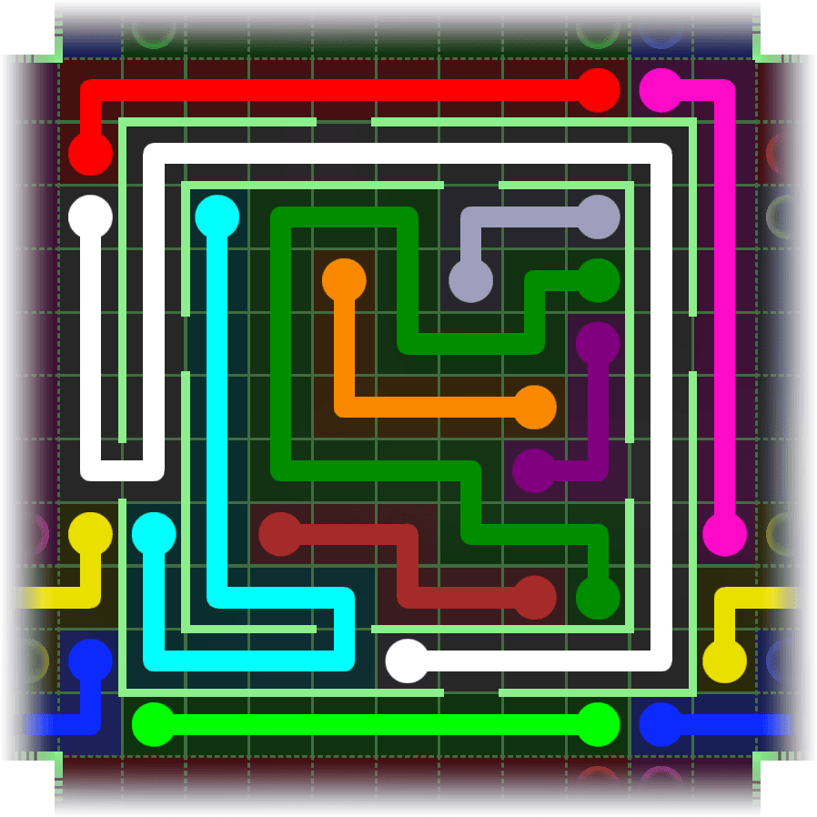 Flow Free Warps 2618 Solution