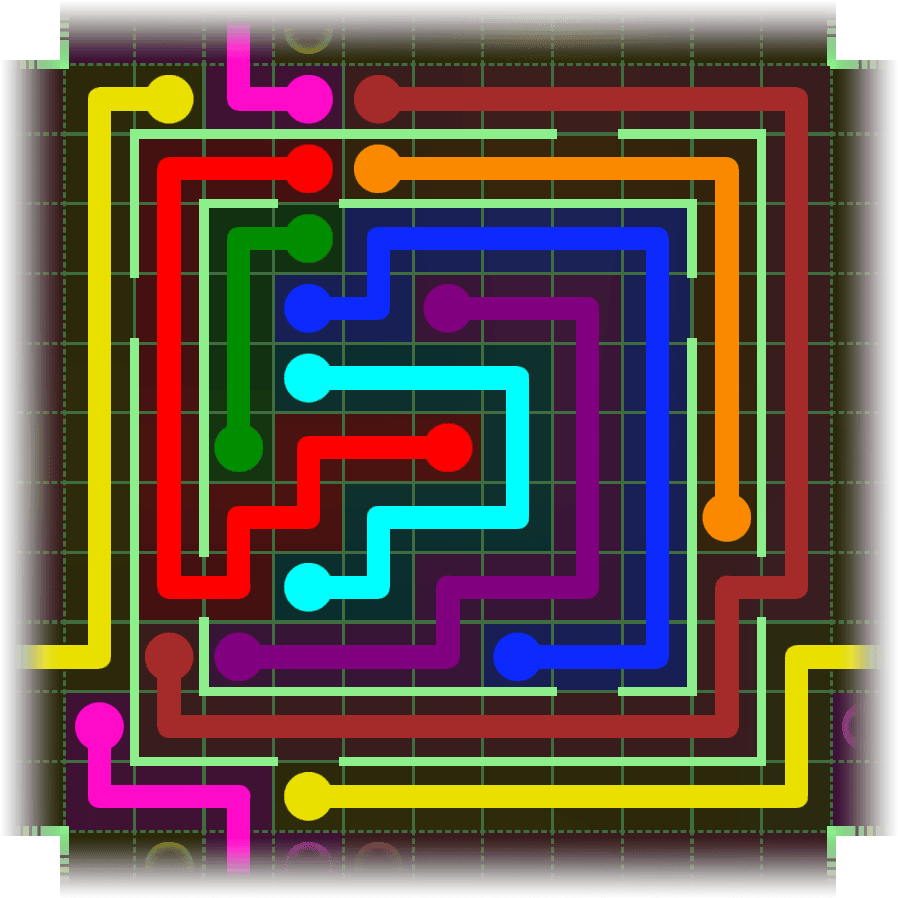 Flow Free Warps 2621 Solution