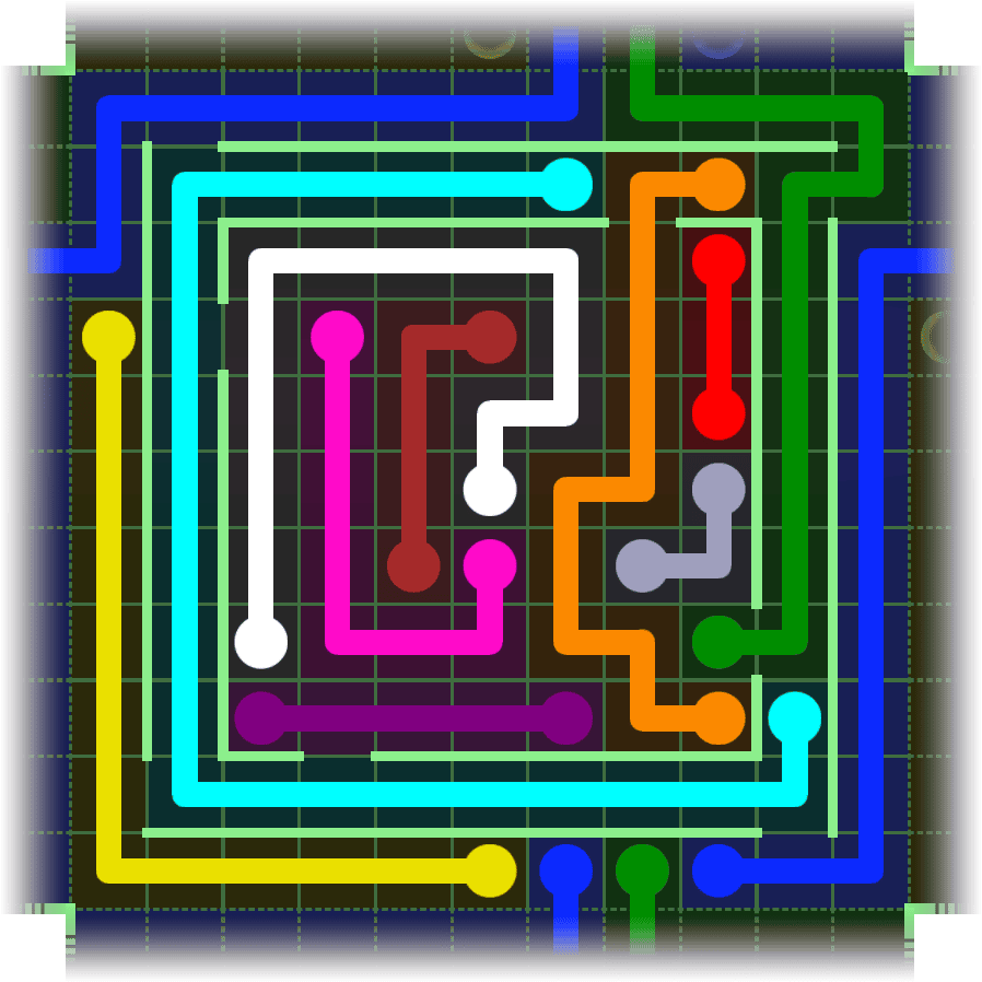 Flow Free Warps 2624 Solution