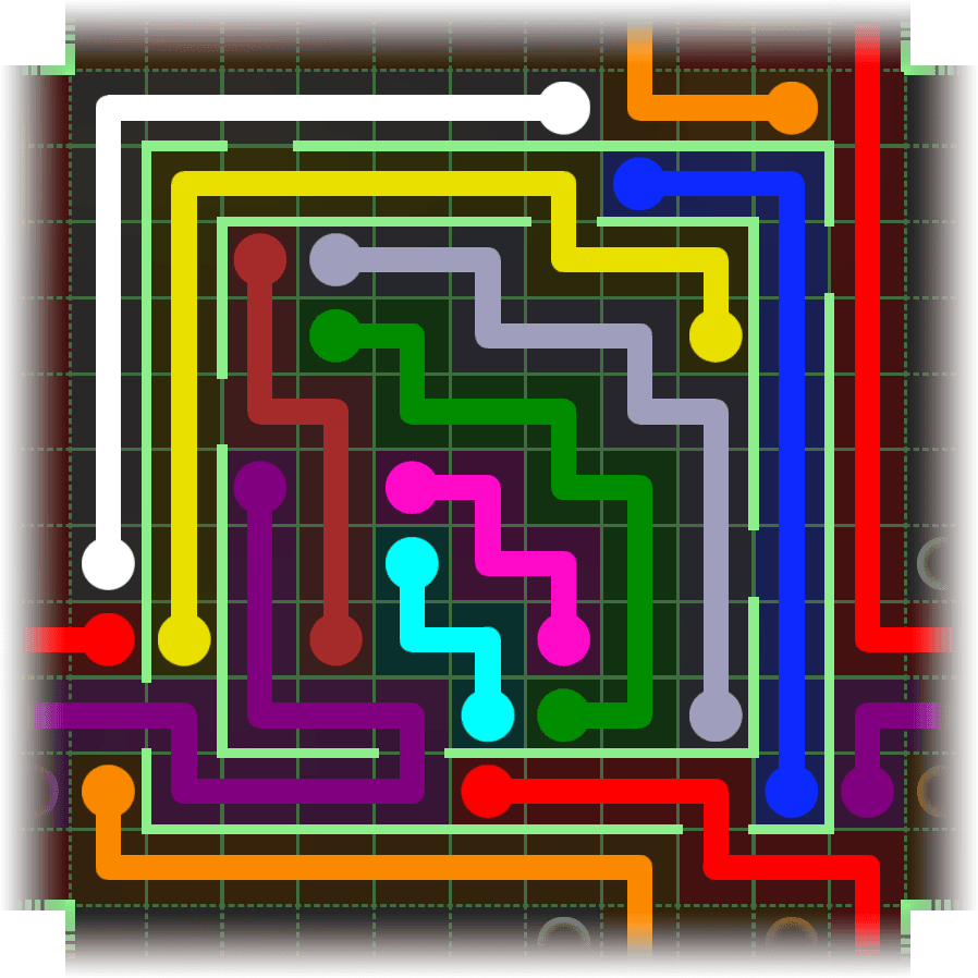 Flow Free Warps 2625 Solution