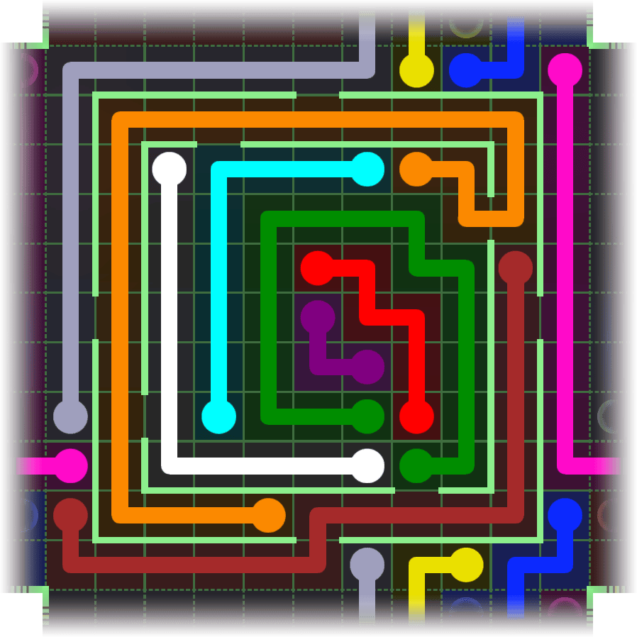 Flow Free Warps 2628 Solution