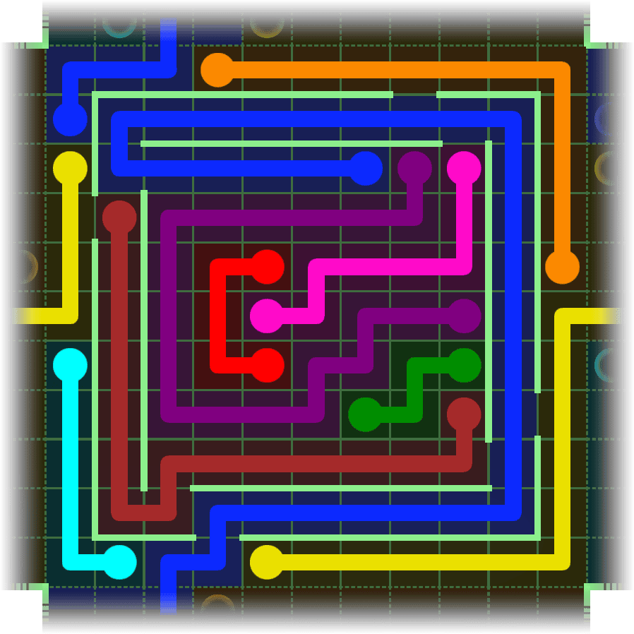 Flow Free Warps 2630 Solution