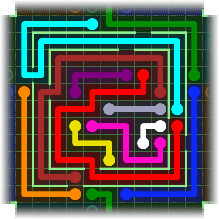 Flow Free Warps 2639 Solution