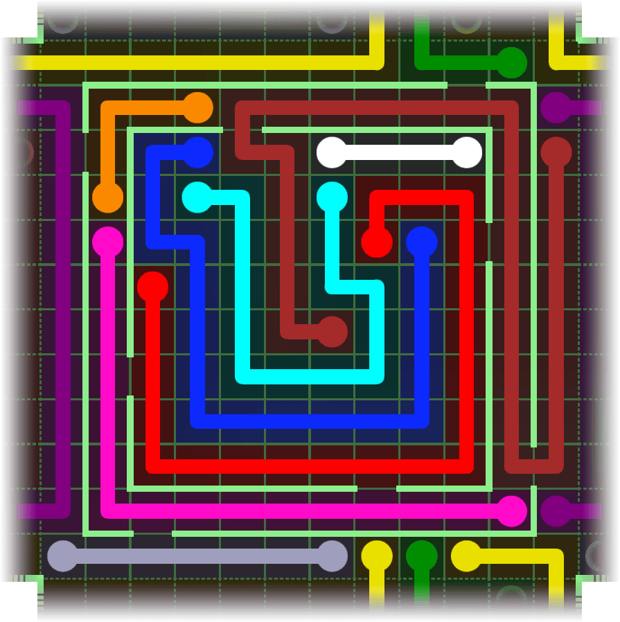 Flow Free Warps 2650 Solution