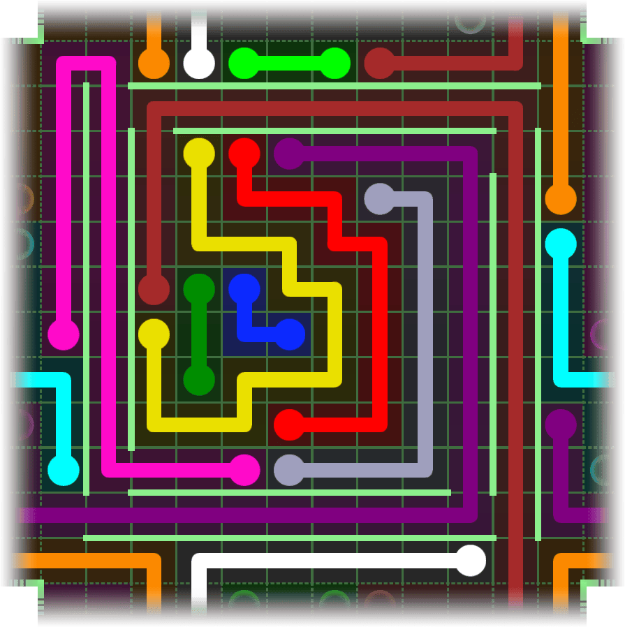 Flow Free Warps 2652 Solution