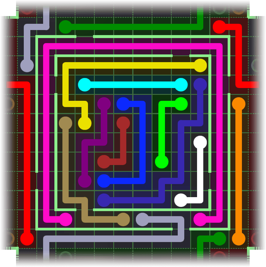 Flow Free Warps 2654 Solution