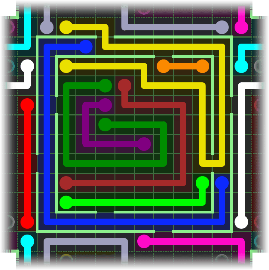 Flow Free Warps 2655 Solution