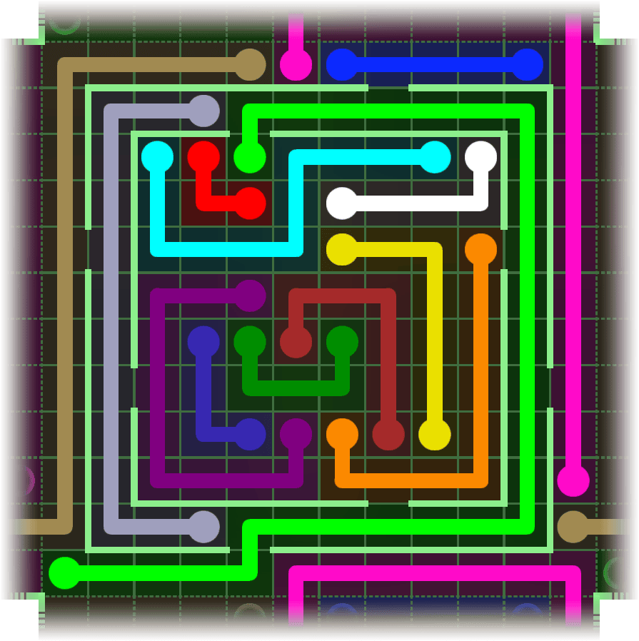 Flow Free Warps 2658 Solution