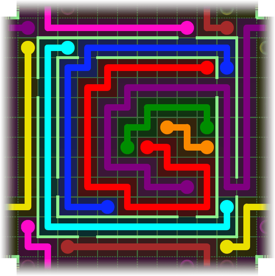 Flow Free Warps 2659 Solution