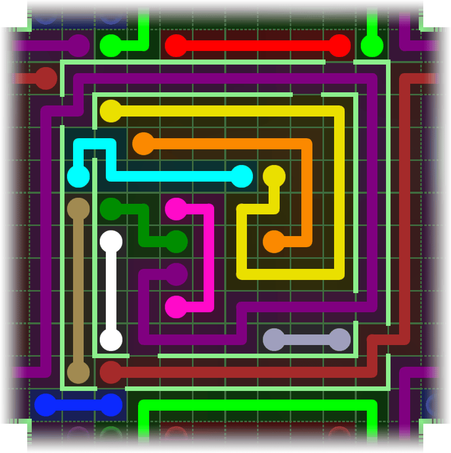 Flow Free Warps 2670 Solution