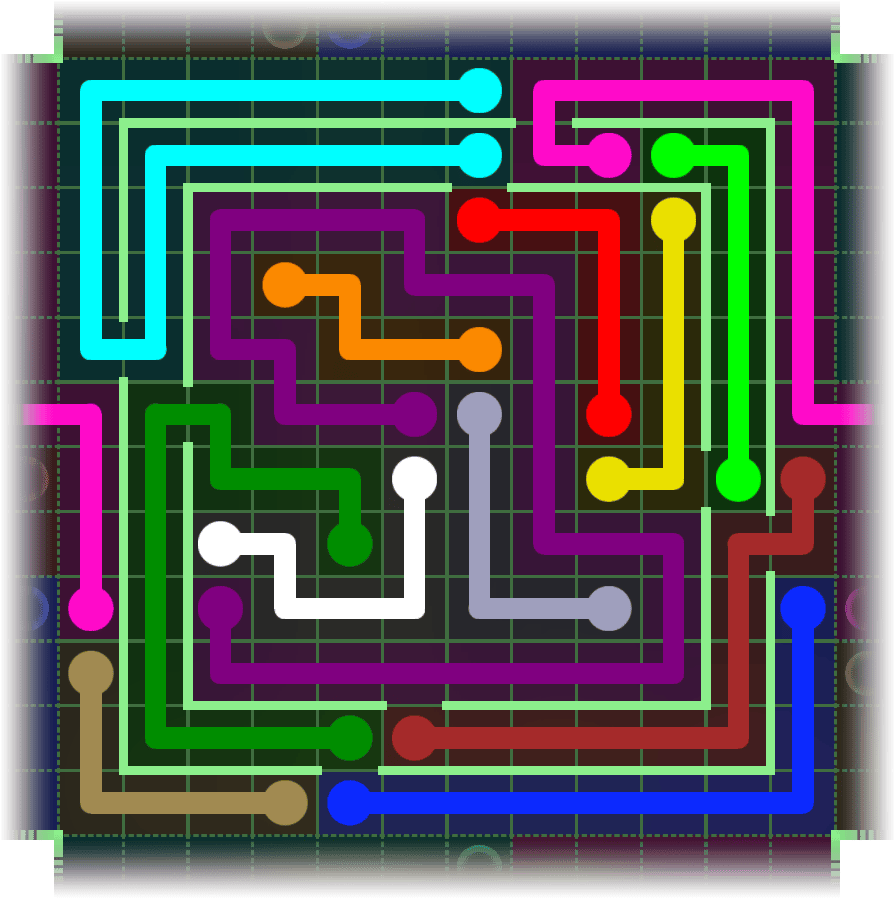 Flow Free Warps 2648 Solution