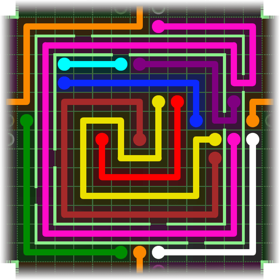 Flow Free Warps 2674 Solution