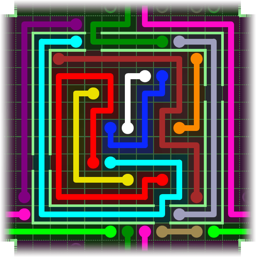 Flow Free Warps 2675 Solution