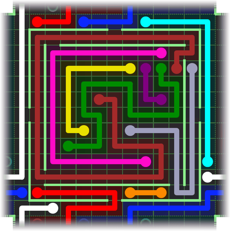 Flow Free Warps 2677 Solution