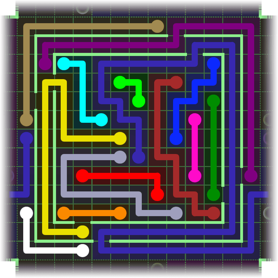 Flow Free Warps 2679 Solution