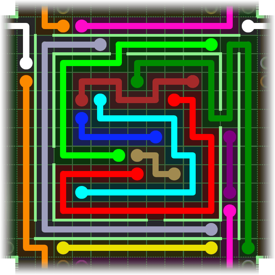 Flow Free Warps 2683 Solution