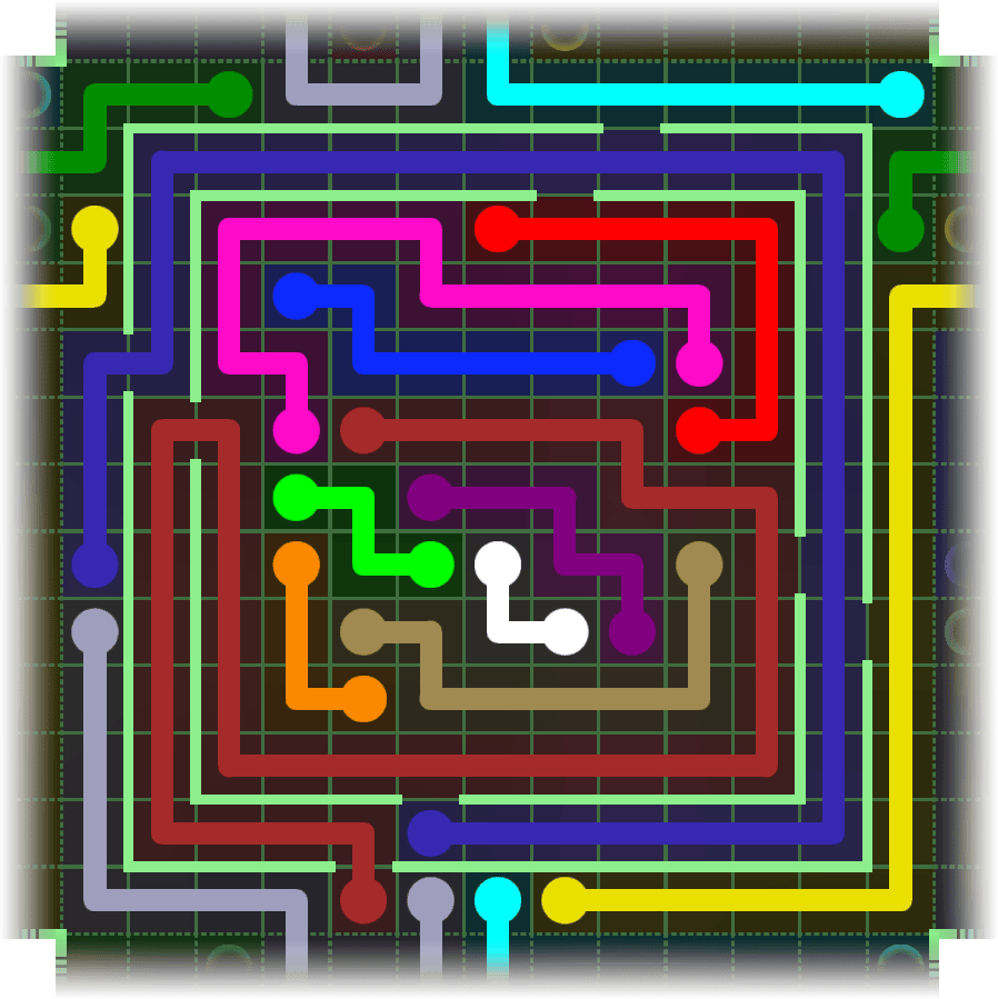 Flow Free Warps 2690 Solution