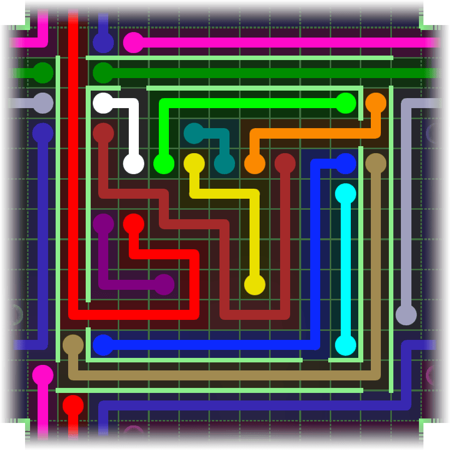 Flow Free Warps 2694 Solution