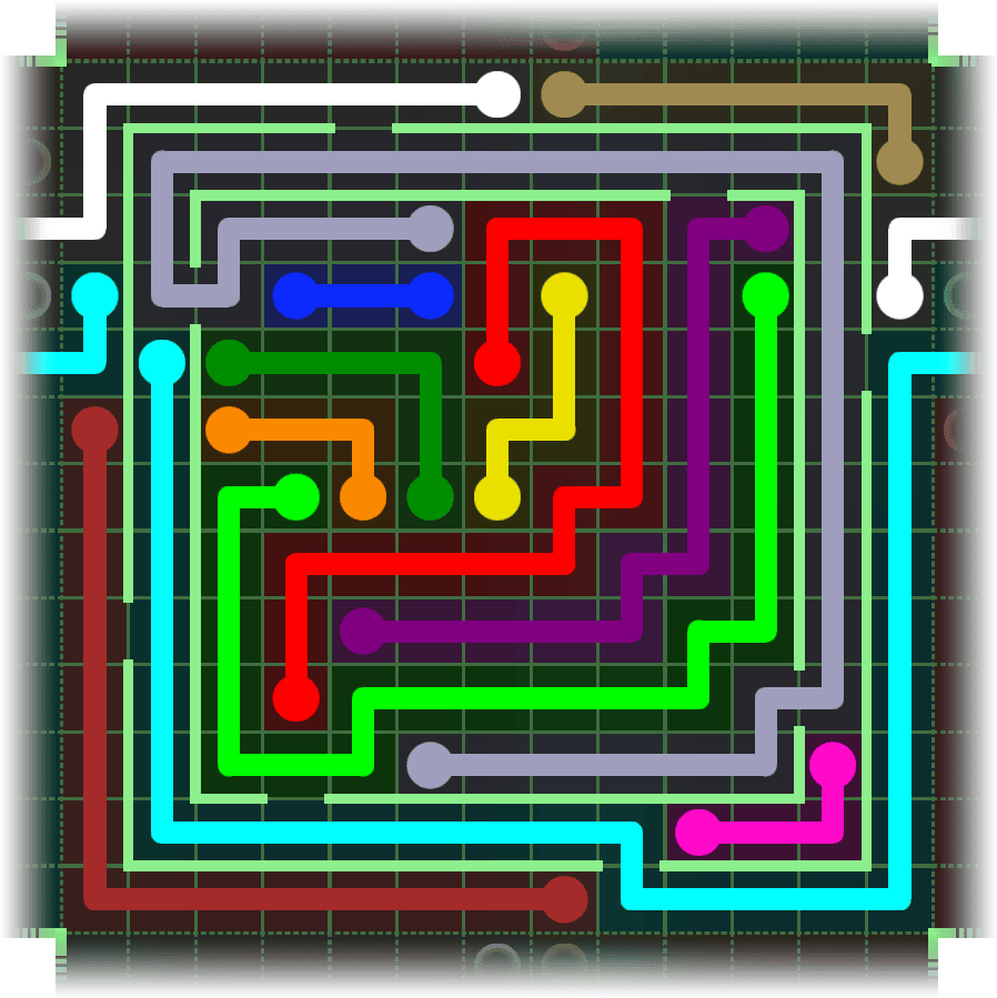 Flow Free Warps 2697 Solution
